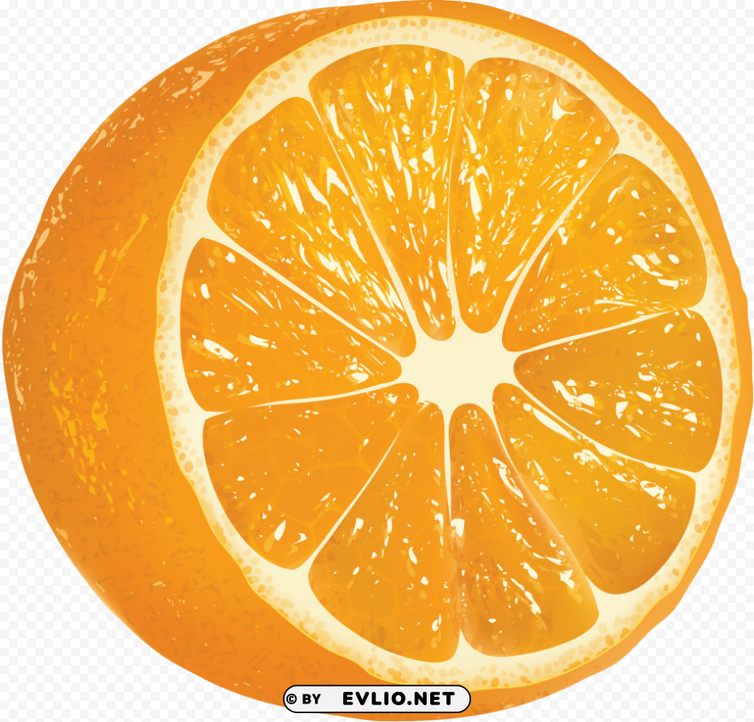 Orange 3D Isolated Character In Clear Background PNG