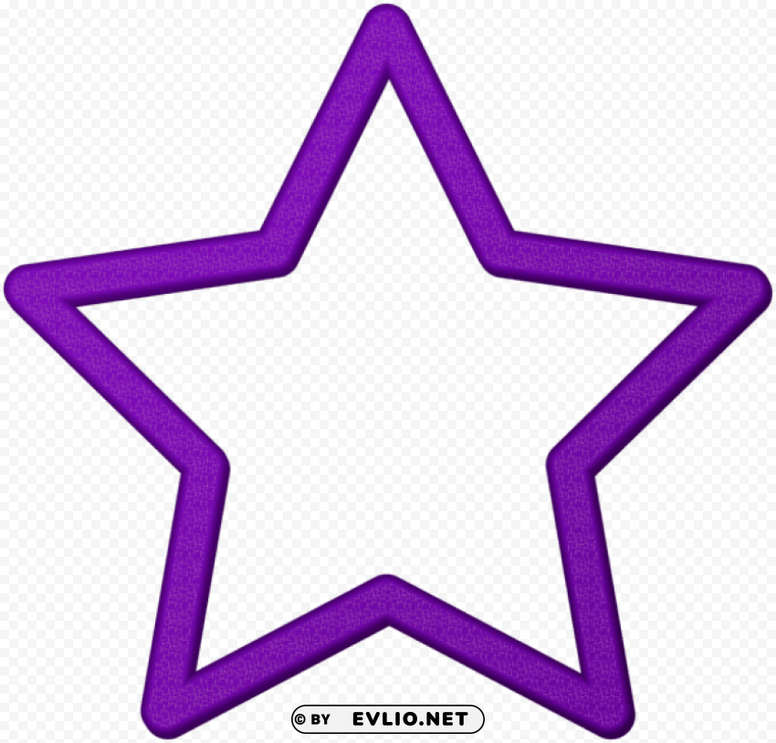 purple star border frame PNG Graphic with Transparent Background Isolation