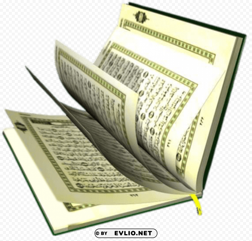 quran Clean Background Isolated PNG Object