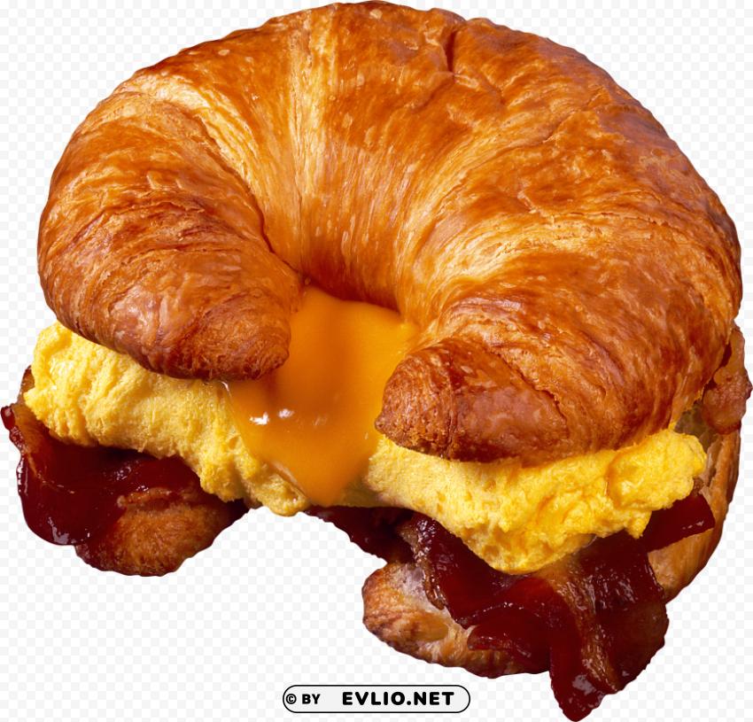 croissant with omellette Free PNG images with transparent backgrounds