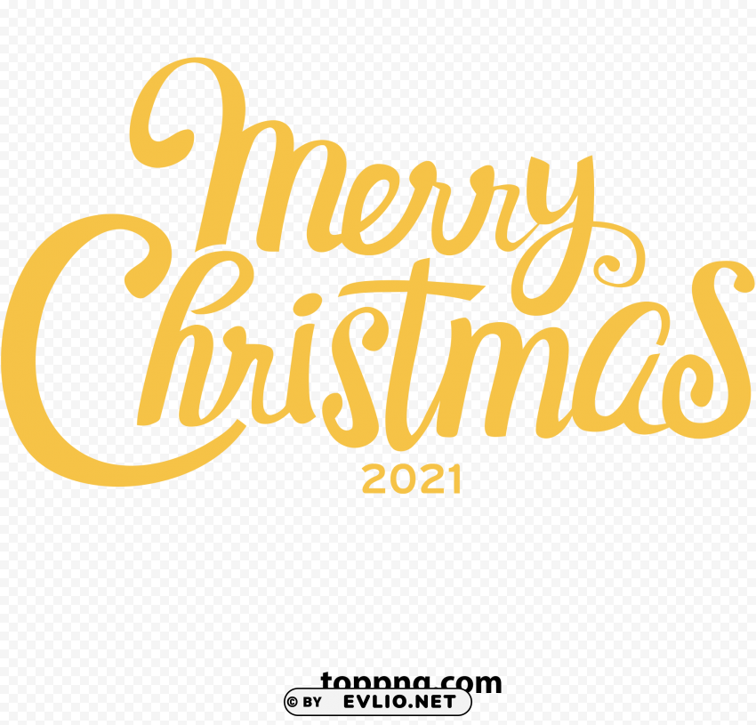 merry christmas gold color PNG images with transparent elements pack