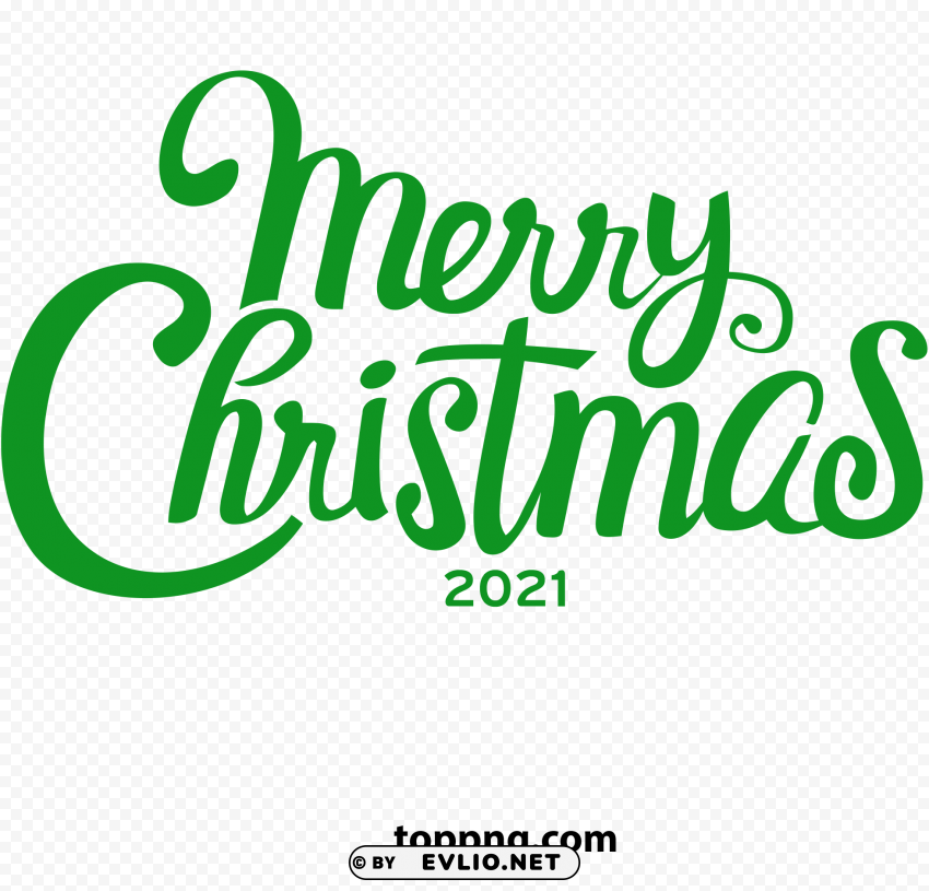 merry christmas green color PNG images with transparent space