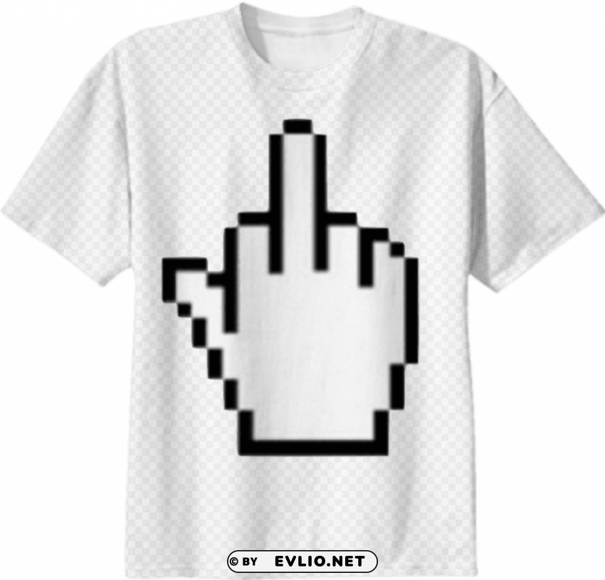 middle finger cursor Isolated Graphic Element in Transparent PNG