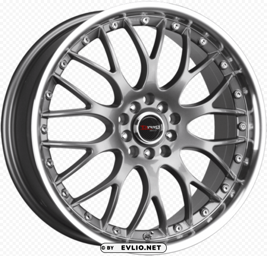 momo 16 inch alloy wheels PNG with transparent bg