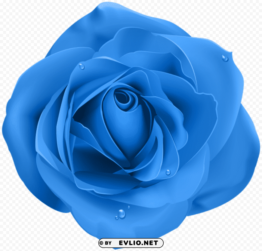 PNG image of rose blue PNG Image with Isolated Artwork with a clear background - Image ID b10c20fd