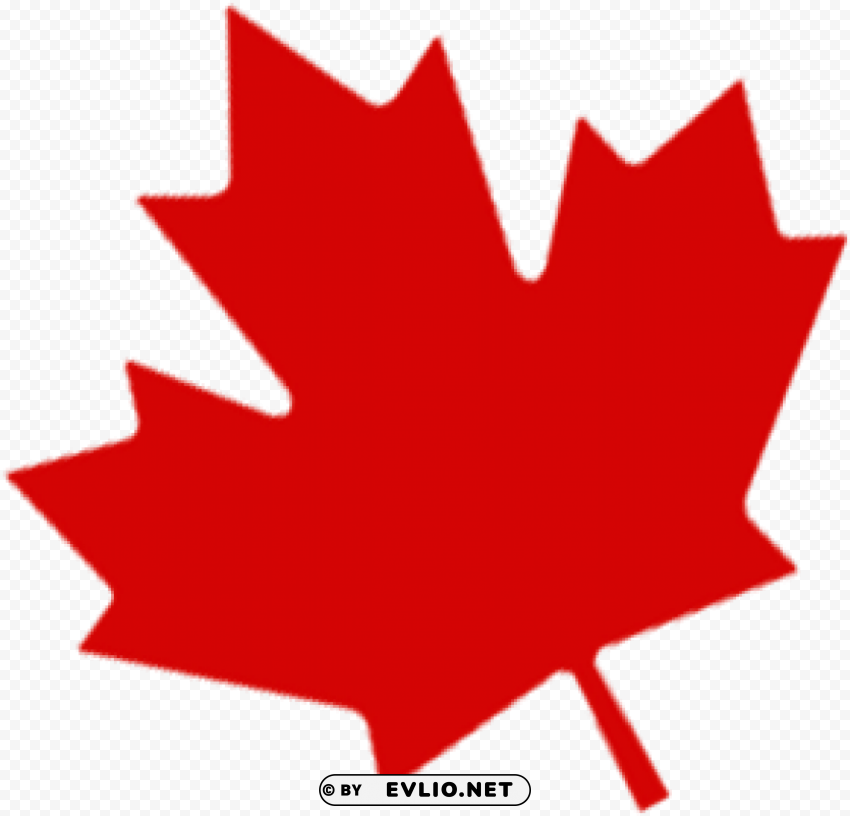 PNG image of canada leaf Isolated Object on Transparent Background in PNG with a clear background - Image ID 2bee830a