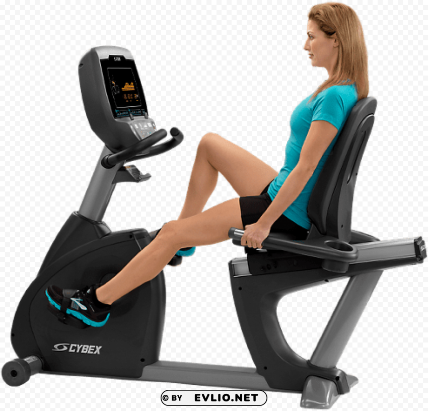 cybex 625r recumbent bike Transparent PNG Isolated Subject Matter