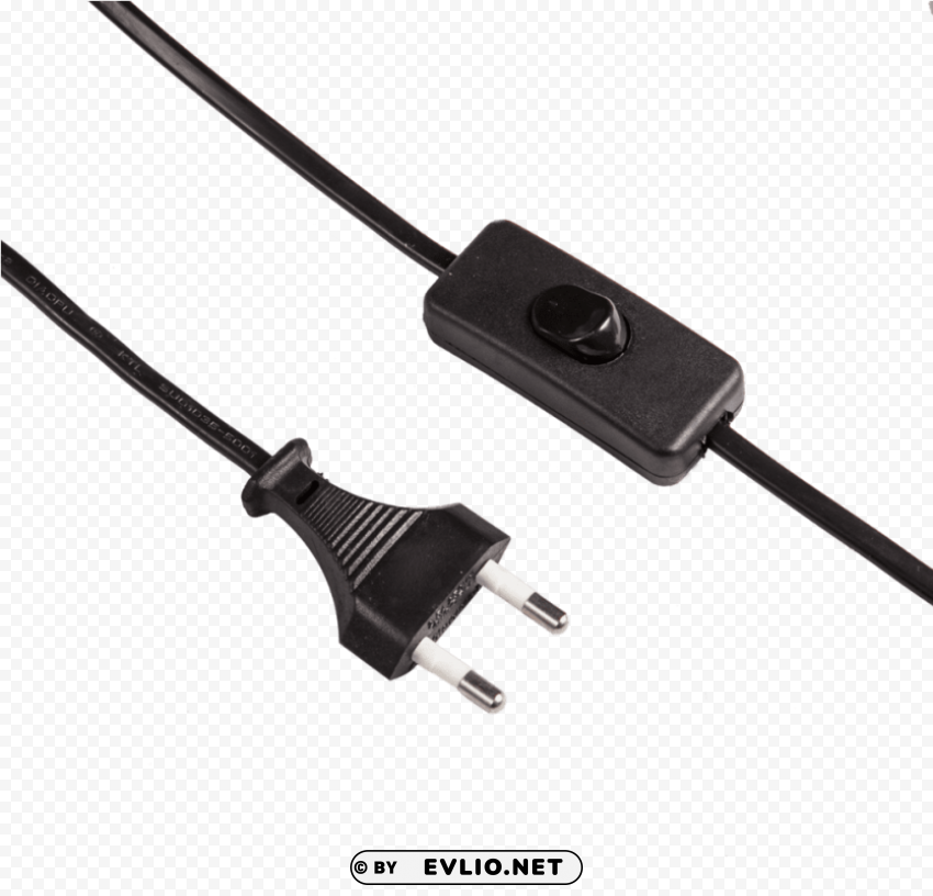 power cord Isolated Item in Transparent PNG Format