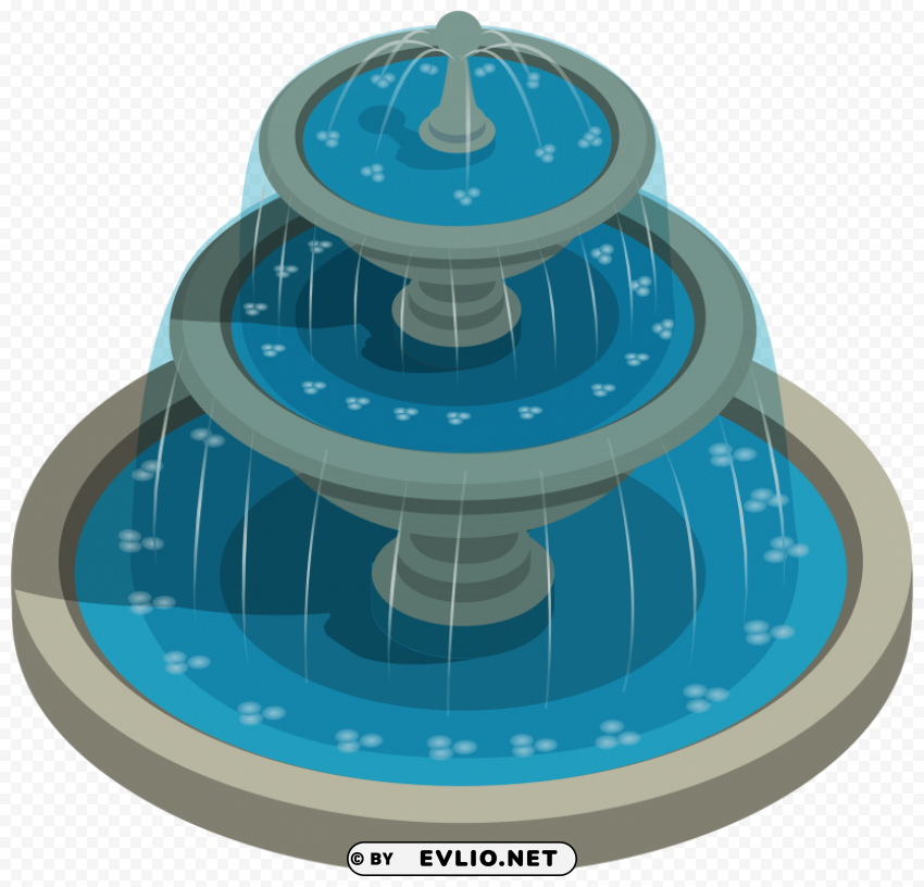round water fountain Isolated Element on HighQuality PNG