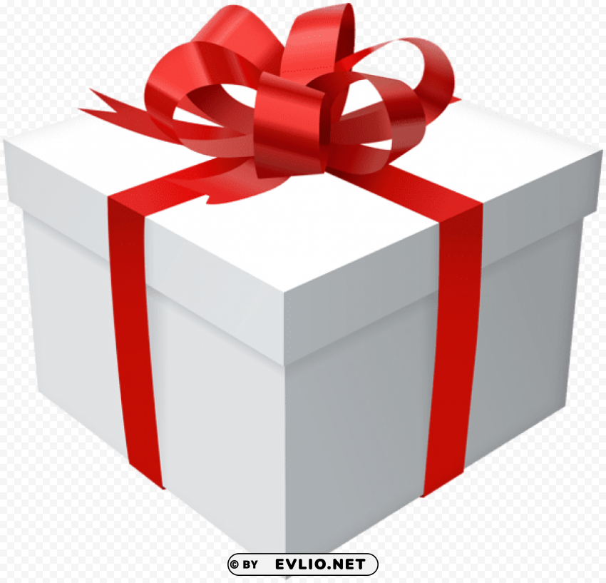 gift box with red bow Clear PNG graphics free