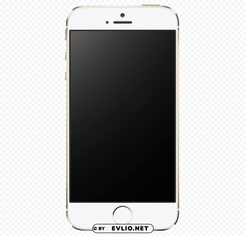 Transparent Background PNG of golden iphone 5s Clean Background Isolated PNG Art - Image ID 28c408bf