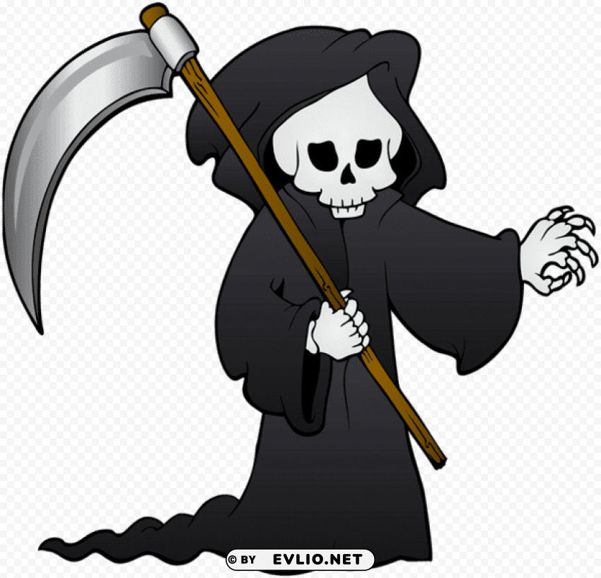 grim reaper Isolated Illustration in HighQuality Transparent PNG