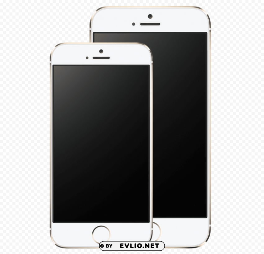 Transparent Background PNG of iphone black and white s Isolated Character in Transparent Background PNG - Image ID 0be4e495