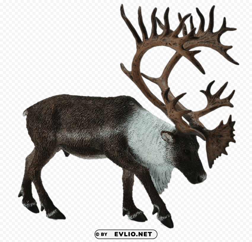 reindeer caribou toy figure PNG file without watermark