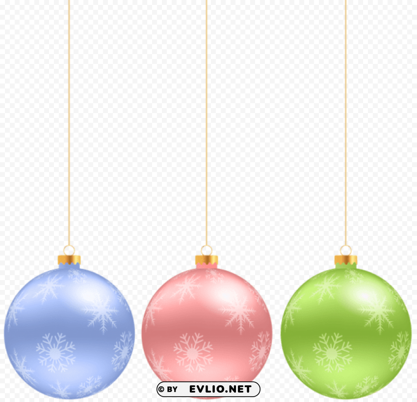 christmas hanging ornaments HighQuality Transparent PNG Object Isolation