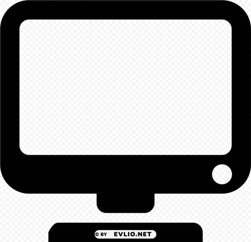 computer monitor icon PNG files with no background assortment