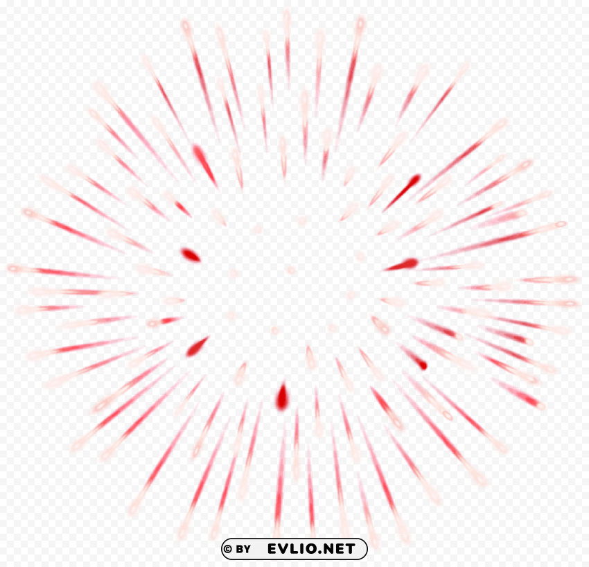 Firework Red White Transparent PNG Files With Transparency