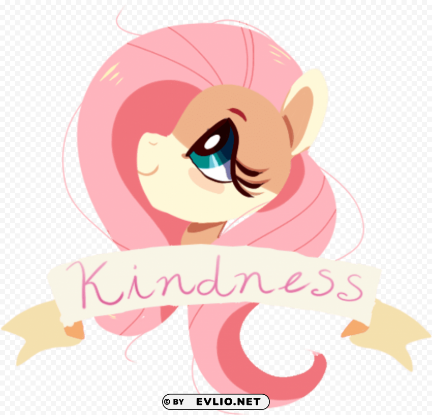 Fluttershy Banner PNG Isolated Subject With Transparency