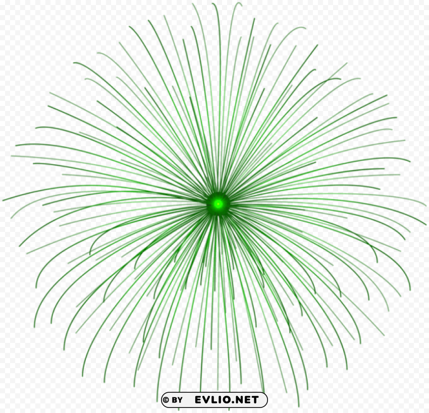 green firework circle PNG design