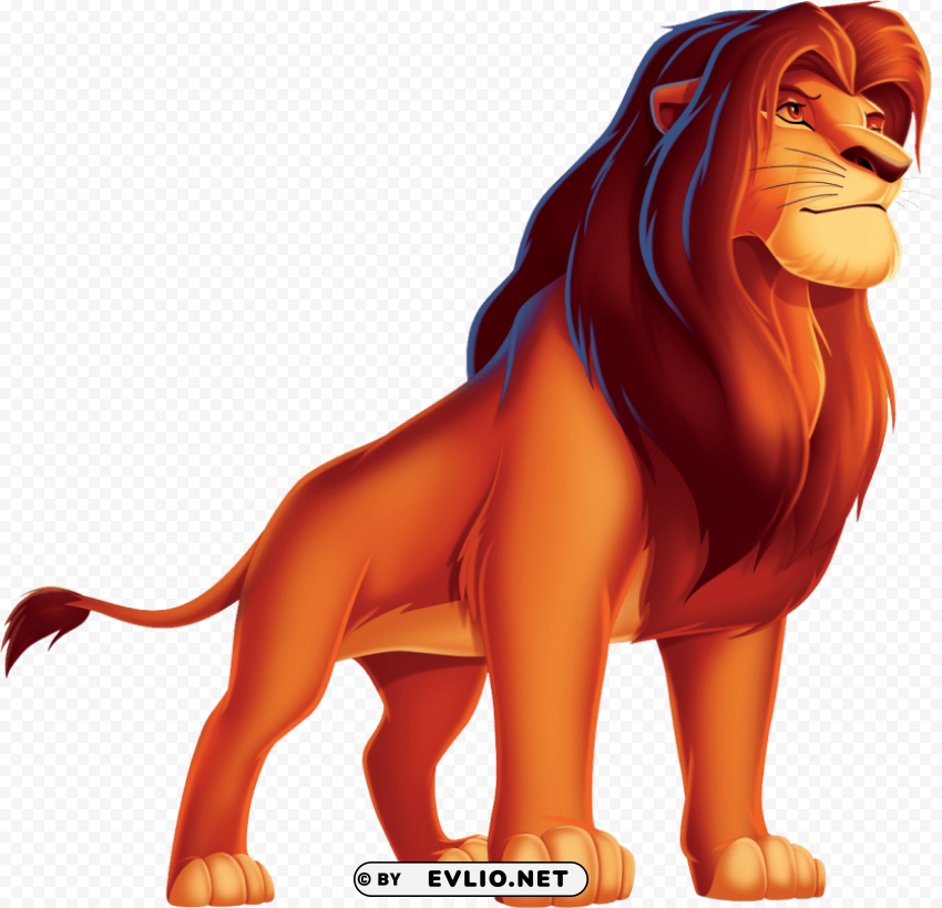 lion king Isolated Design Element in HighQuality Transparent PNG
