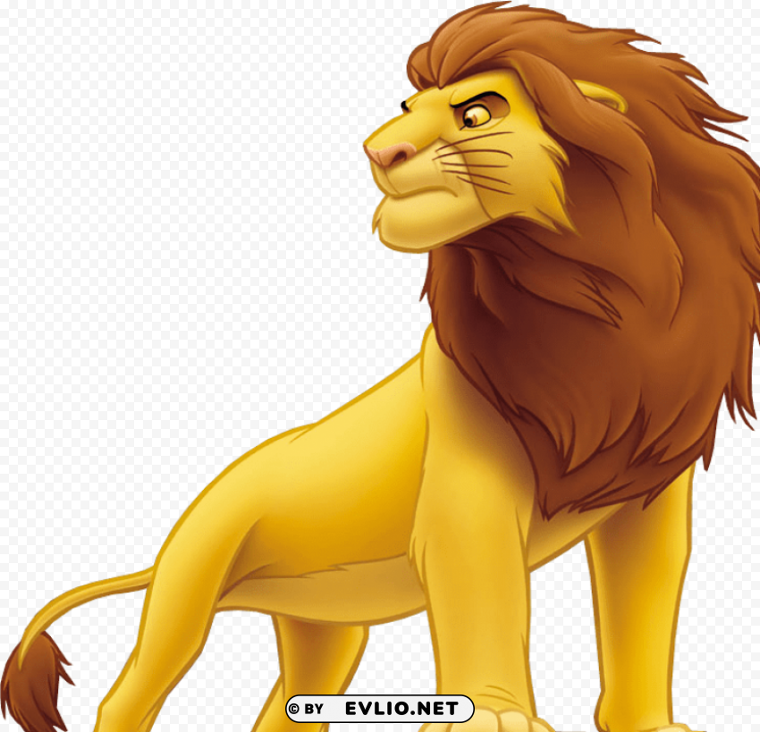 lion king Isolated Element on HighQuality Transparent PNG