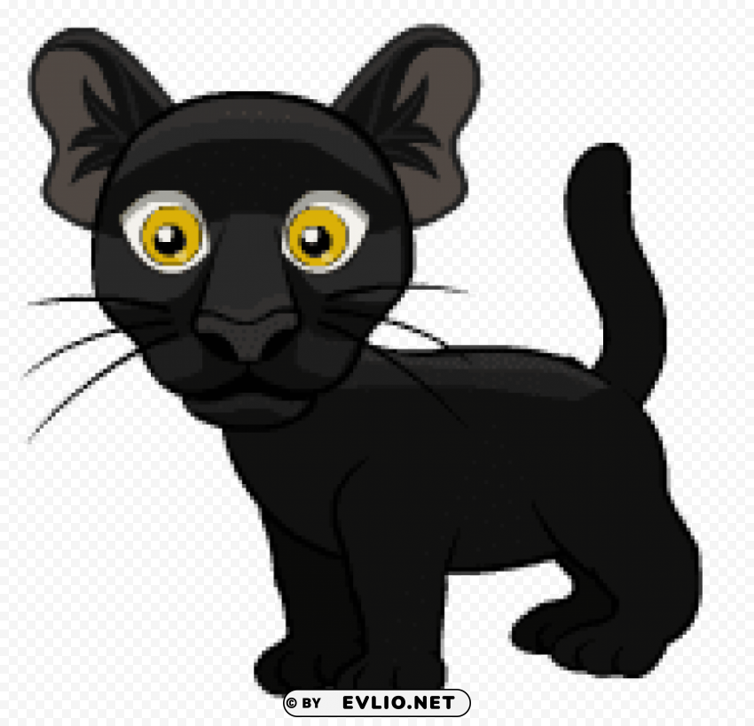 Panther Isolated Character In Clear Transparent PNG