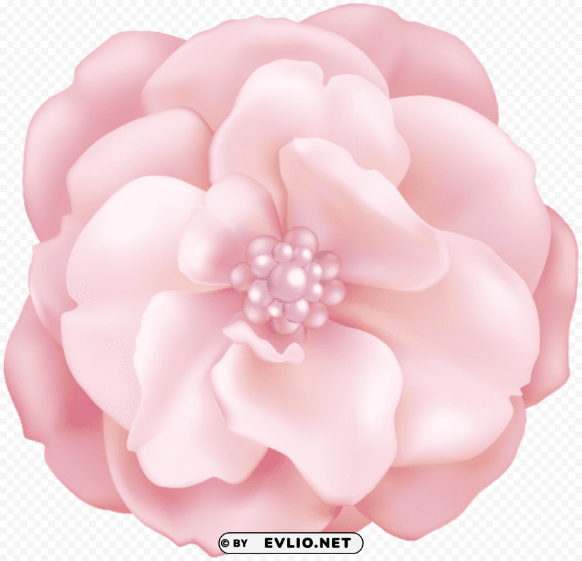 Soft Pink Flower Decorative PNG Transparent Photos Vast Variety