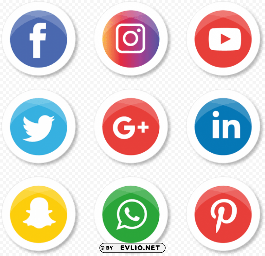 whatsapp facebook instagram logo PNG images with alpha transparency layer