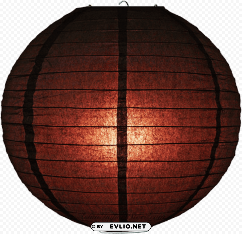 16 Black Round Paper Lantern 10 Pack PNG For Presentations