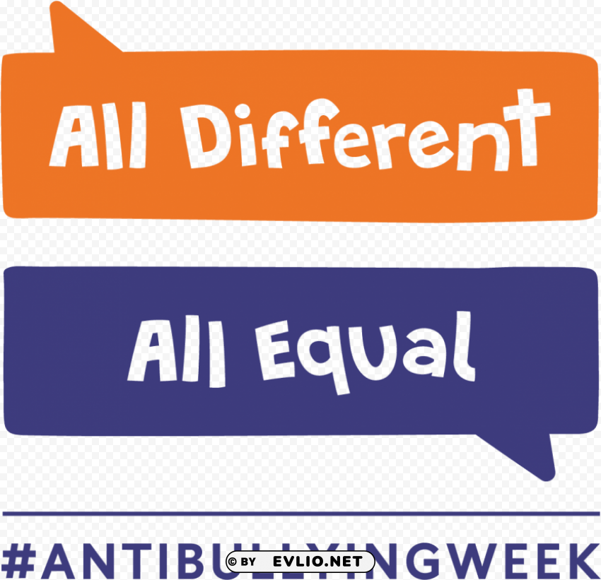 anti bullying week 2017 all different all equal PNG images without restrictions