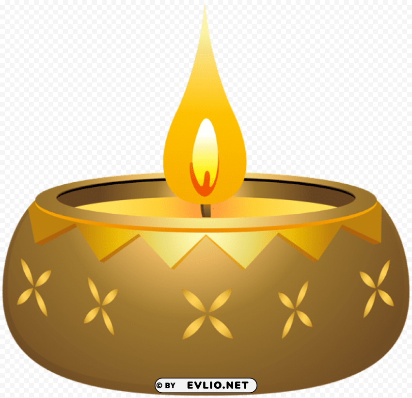 diwali candle PNG free download transparent background