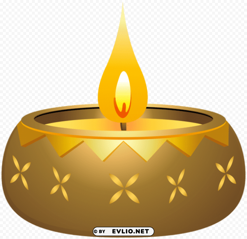 Diwali Candle PNG Free Download Transparent Background