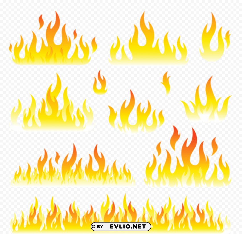 flames setpicture Free download PNG with alpha channel