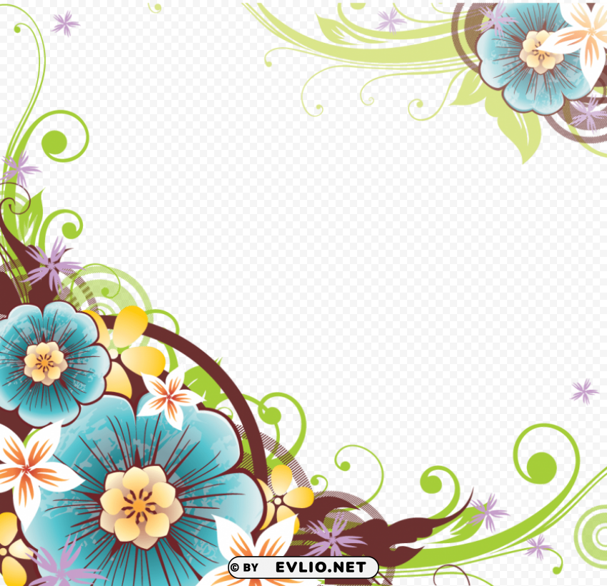 flowers borders Isolated PNG Item in HighResolution png - Free PNG Images ID 024ce69c