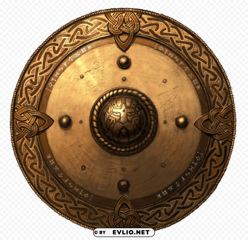 gold shield PNG file with alpha