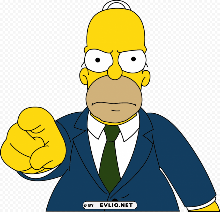 homero Clean Background Isolated PNG Object