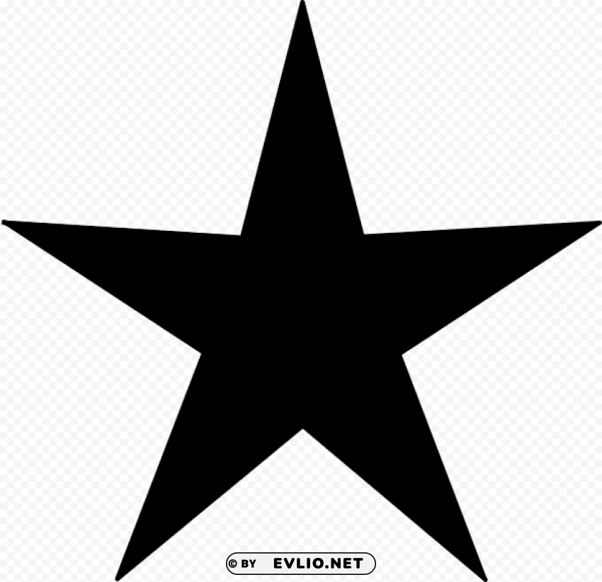 Black Star Isolated Design Element In HighQuality PNG