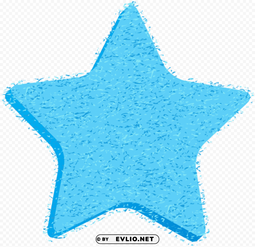 decorative star blue PNG for Photoshop clipart png photo - 60eca996