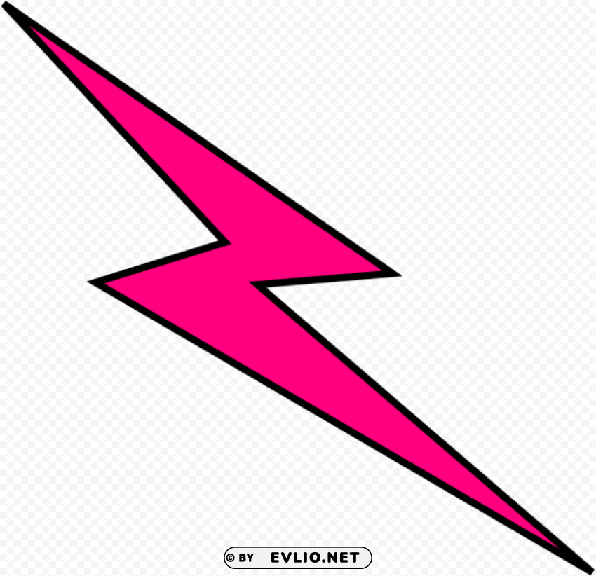 light pink lightning bolt PNG design PNG transparent with Clear Background ID 2111785c