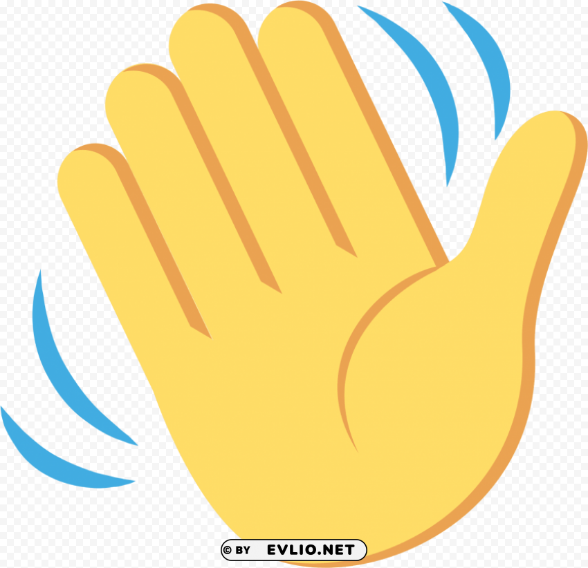 waving hand emoji svg PNG objects PNG transparent with Clear Background ID a5eccb6e