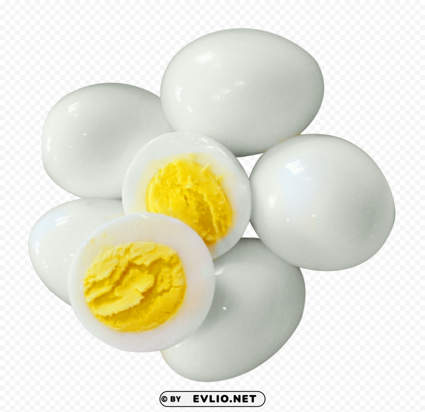 boiled egg PNG images with transparent space