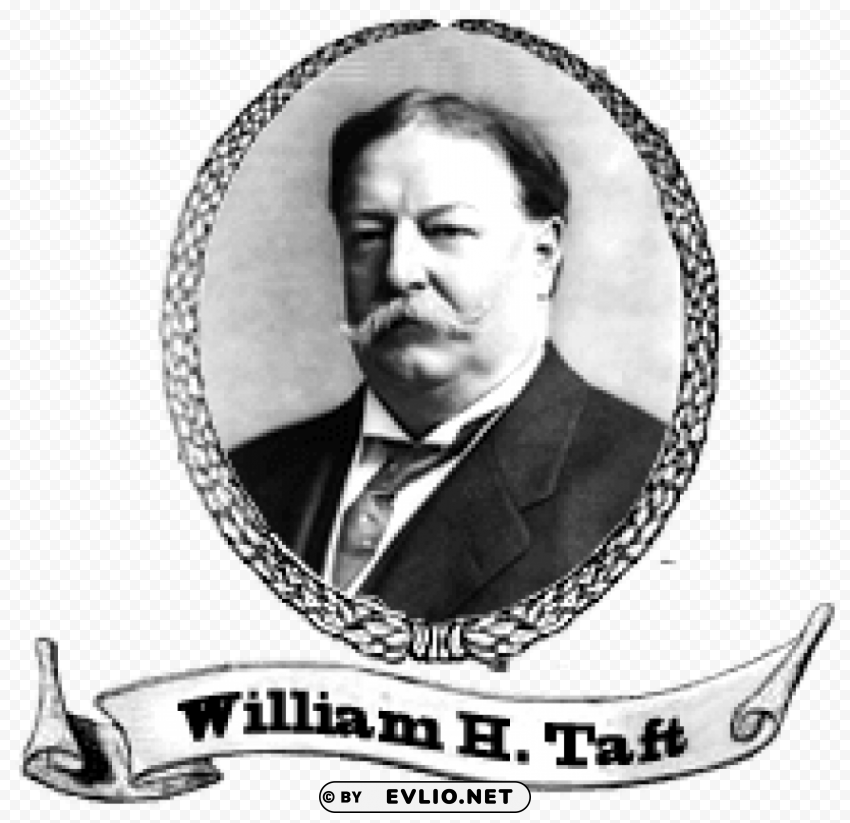 william howard taft illustration PNG with no background required