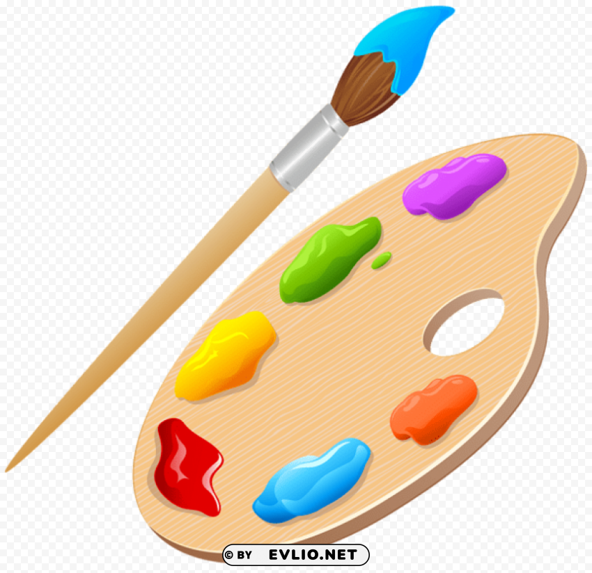 artist palette Isolated PNG Image with Transparent Background