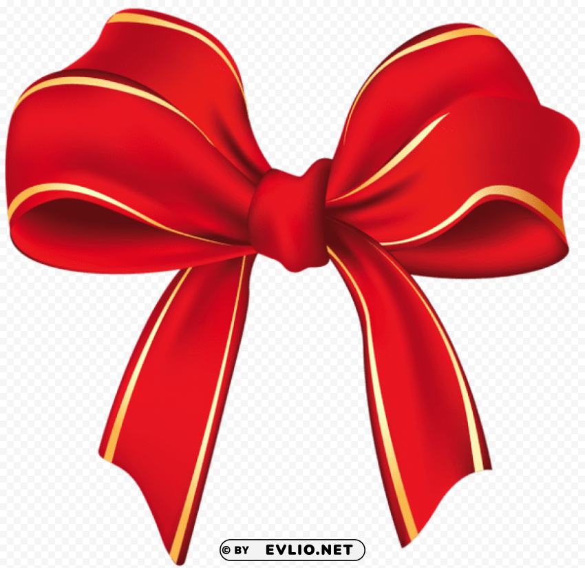 christmas bow decoration PNG Image with Isolated Transparency