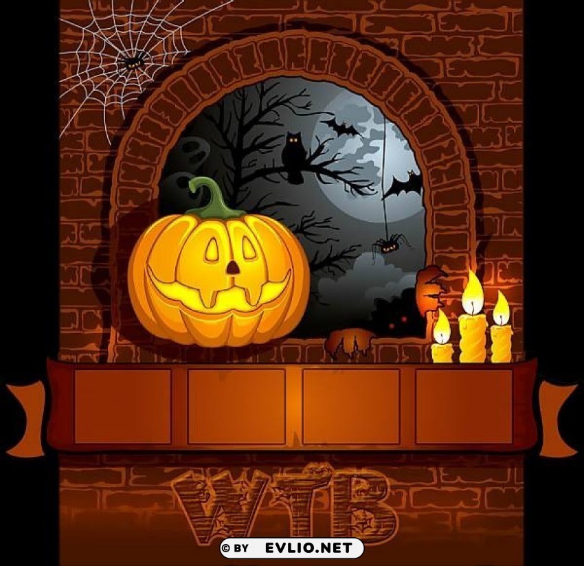 halloween brik wtb PNG transparent designs for projects