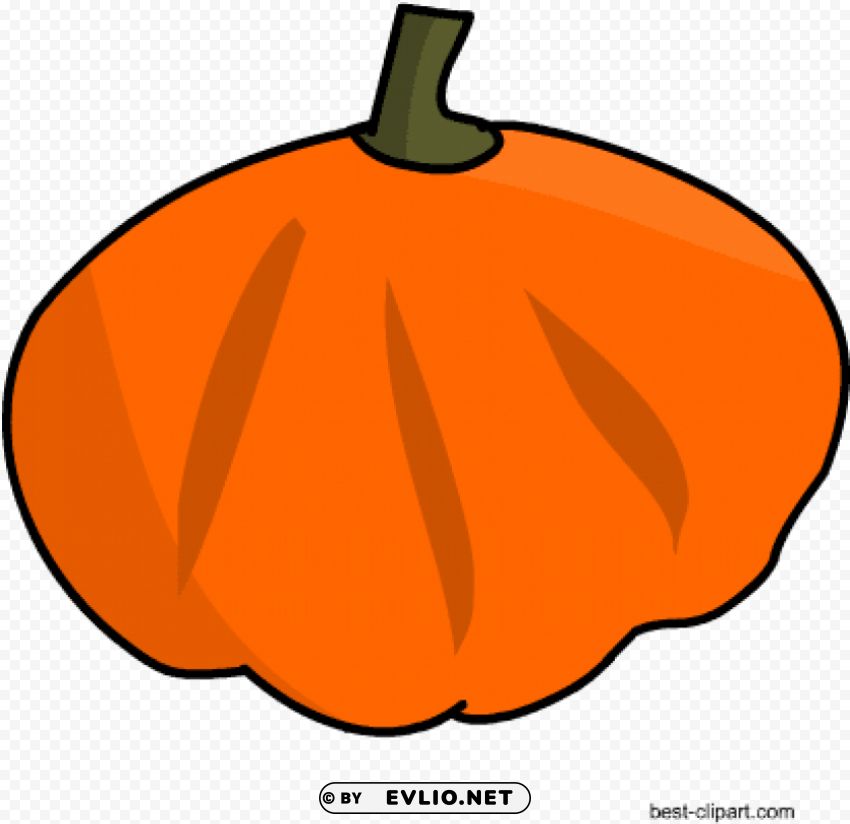 pumpkin Isolated Artwork on Clear Background PNG PNG transparent with Clear Background ID 3de8b51d