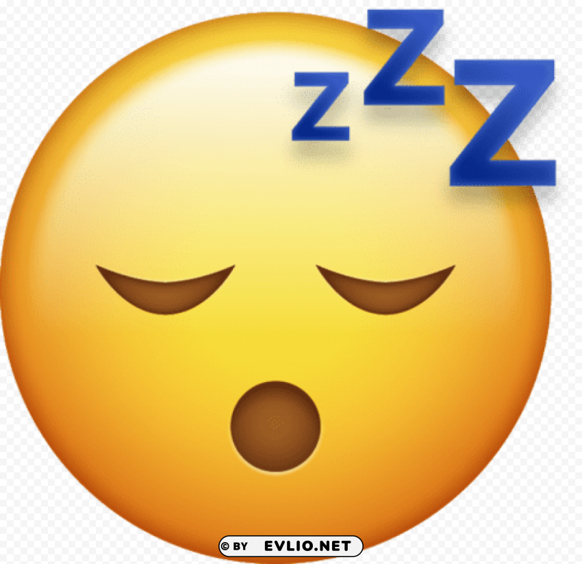 sleeping emoji 2 Clear PNG pictures compilation clipart png photo - c2415962