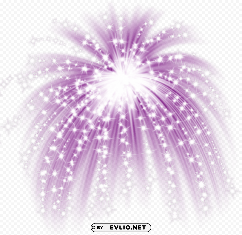sparkles light lights party christmas newyear purple - fire work effect Clear Background PNG Isolated Graphic Design