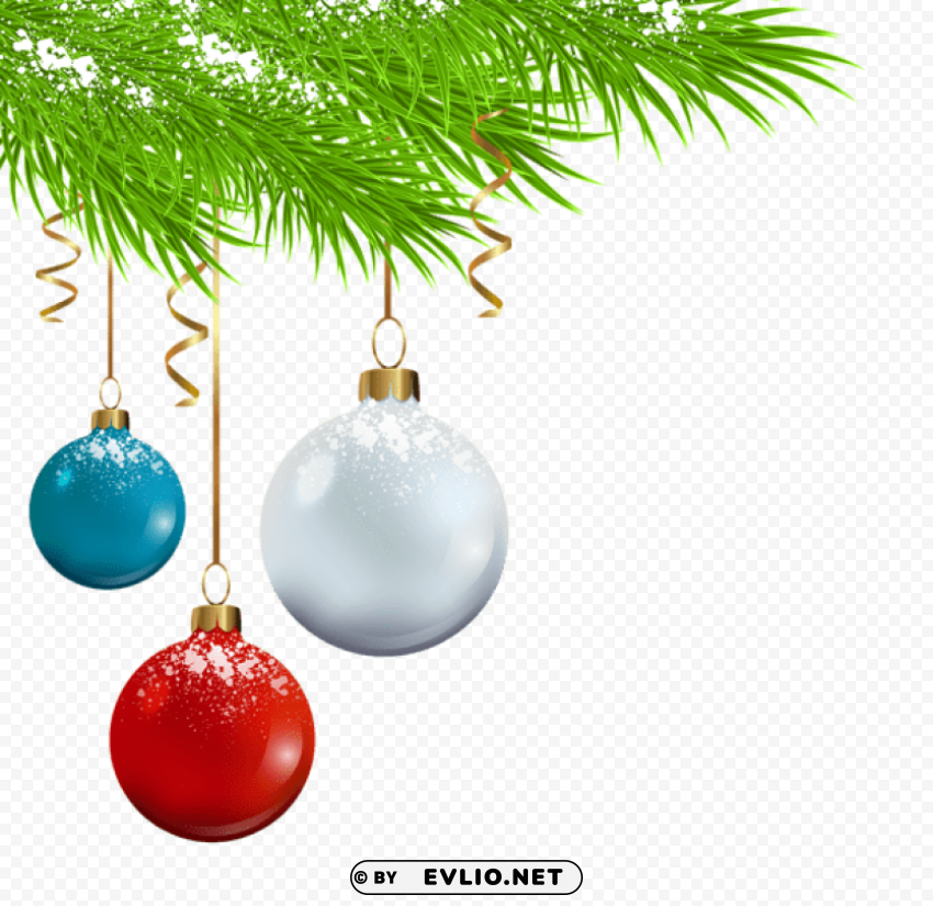 deco christmas balls transparent PNG graphics for free