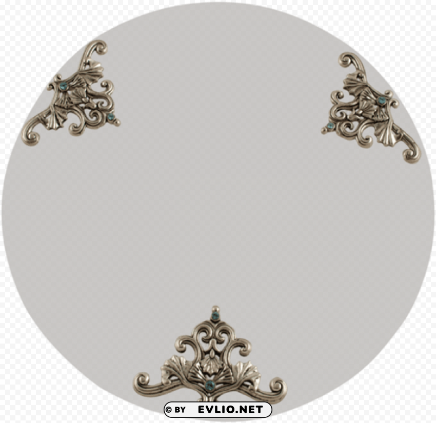 silver filigree & glass tray Transparent PNG Isolated Graphic with Clarity